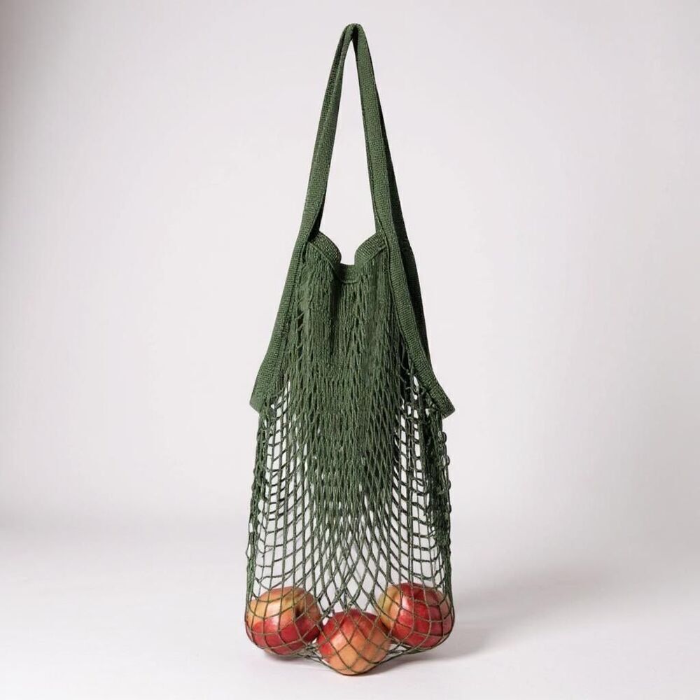 Graf Lantz Ami Net Market Tote Army Green Eco-Friendly Beach Bag, Made in USA